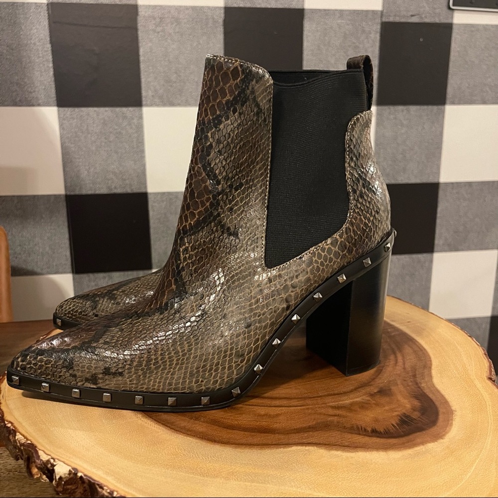 Charles By Charles David Dodger Snakeskin Boot New - image 6